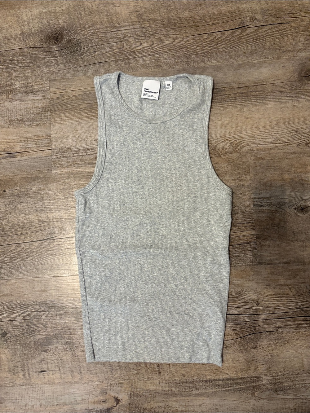 Aritzia Gray Sleeveless Muscle Tank